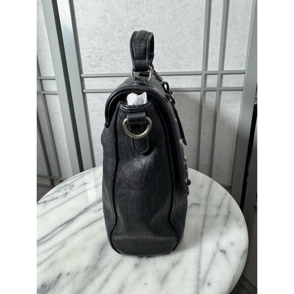 Jessica Simpson Skye FLP Xbody Tote Crossbody Bag Santori/Black Beaded Studded - Picture 6 of 11